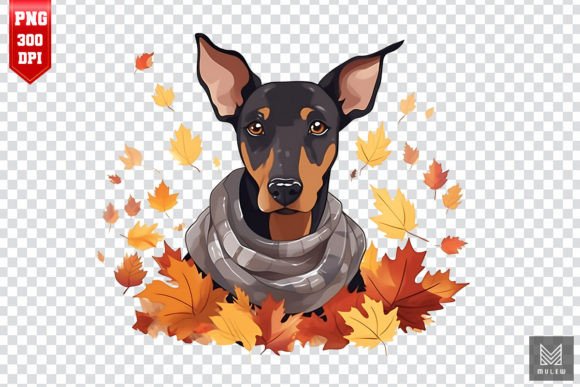 Autumn Doberman Pinscher Dog Clipart: Honest Embroidery Review
