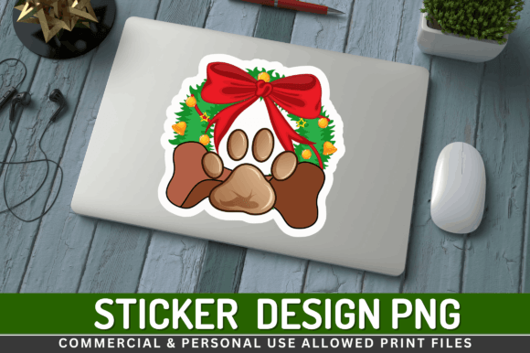 Christmas Dog Bone Clipart Stickers Review